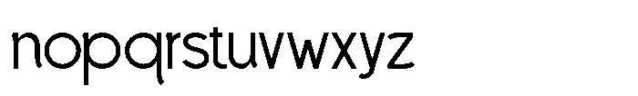 Kontrue Font LOWERCASE