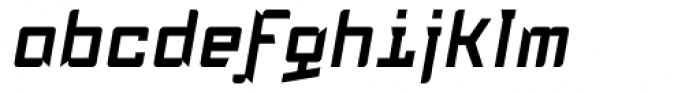 Konvexist Alternate Oblique Font LOWERCASE