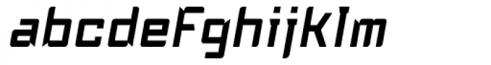 Konvexist Oblique Font LOWERCASE
