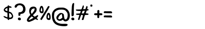 Kooja Luigh Regular Font OTHER CHARS