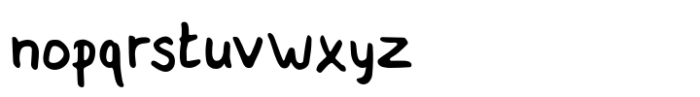 Kooja Luigh Regular Font LOWERCASE