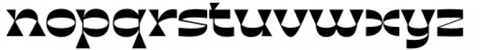 Kooka Extra Bold Expanded Font LOWERCASE