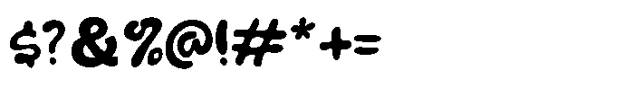 Kookie Kraze Regular Font OTHER CHARS
