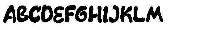 Kookie Kraze Regular Font UPPERCASE