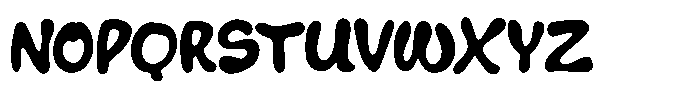 Kookie Kraze Regular Font UPPERCASE