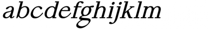 Koolvexa Thin Italic Font LOWERCASE