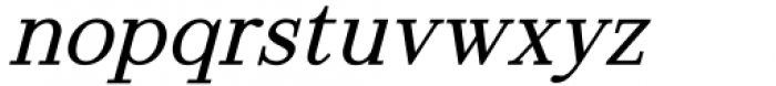 Koolvexa Thin Italic Font LOWERCASE