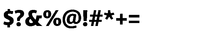 Kootenay Black Font OTHER CHARS