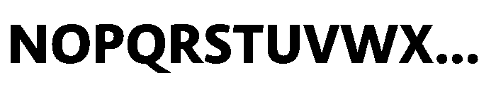 Kootenay Black Font UPPERCASE