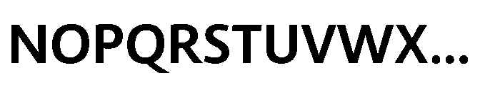 Kootenay Bold Font UPPERCASE