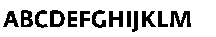Kootenay Extra Bold Font UPPERCASE