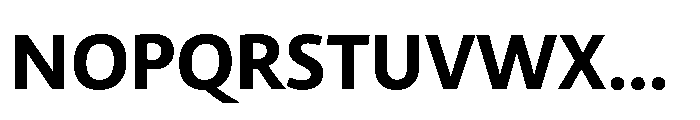Kootenay Extra Bold Font UPPERCASE