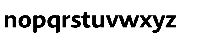 Kootenay Extra Bold Font LOWERCASE