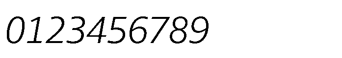Kootenay Light Italic Font OTHER CHARS
