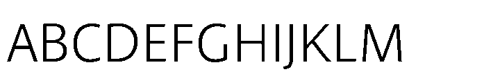Kootenay Light Font UPPERCASE