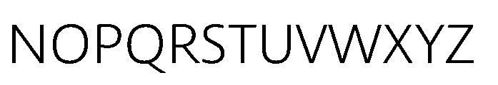 Kootenay Light Font UPPERCASE