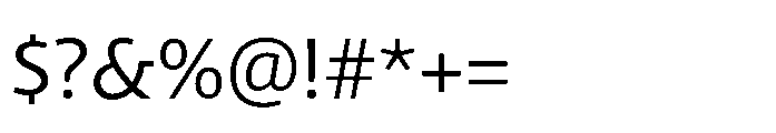 Kootenay Regular Font OTHER CHARS