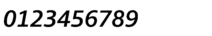 Kootenay Semi Bold Italic Font OTHER CHARS