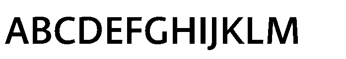 Kootenay Semi Bold Font UPPERCASE