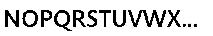 Kootenay Semi Bold Font UPPERCASE