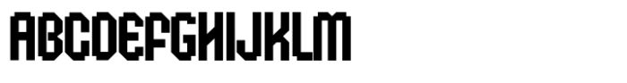 Kop End Qubicle Font UPPERCASE