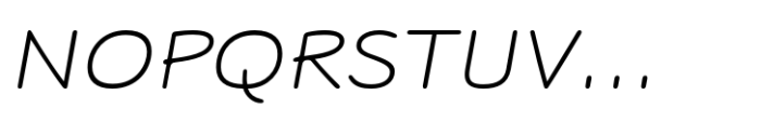 Kopik Light Italic Font UPPERCASE