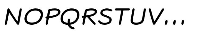Kopik Regular Italic Font UPPERCASE