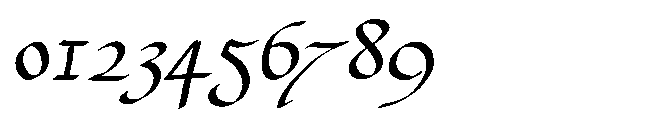 Kopist Italic Font OTHER CHARS