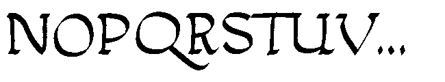 Kopist Regular Font UPPERCASE