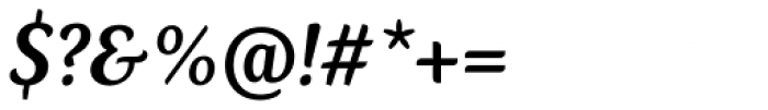 Kopius SemiBold Italic Font OTHER CHARS