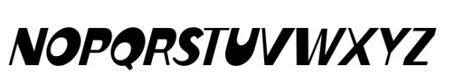 Kopluck Sans Italic Font LOWERCASE