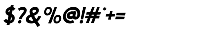 Korachi Italic Font OTHER CHARS