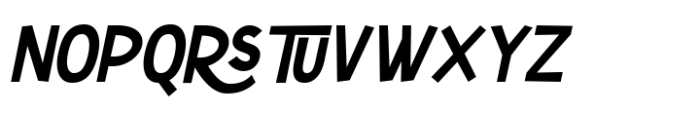 Korachi Italic Font UPPERCASE