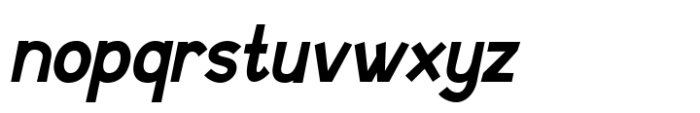 Korachi Italic Font LOWERCASE