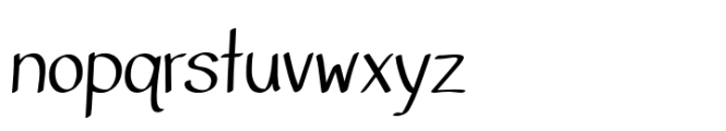 Koragate Font LOWERCASE