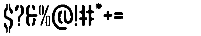 Koramilo Inkbleed Font OTHER CHARS