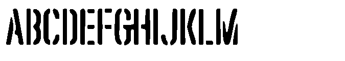 Koramilo Inkbleed Font UPPERCASE