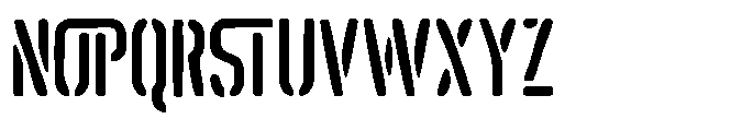 Koramilo Inkbleed Font UPPERCASE