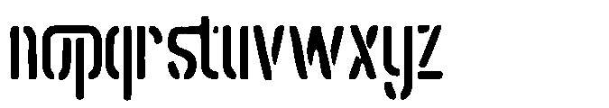 Koramilo Inkbleed Font LOWERCASE
