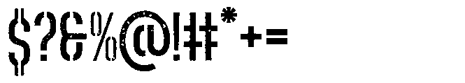 Koramilo Stamp Font OTHER CHARS
