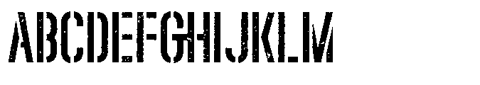 Koramilo Stamp Font UPPERCASE