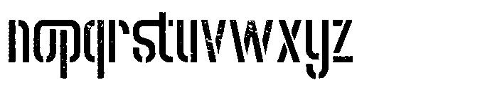Koramilo Stamp Font LOWERCASE
