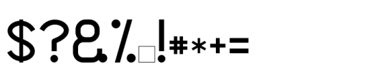 Koratle Regular Font OTHER CHARS