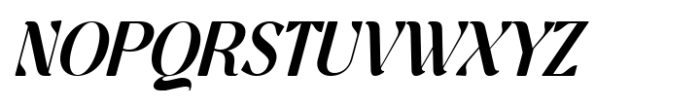 Korbiya Italic Font UPPERCASE