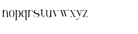 Kordano Font LOWERCASE