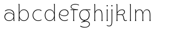 Korde Thin Condensed Font LOWERCASE