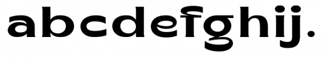 Korde Ultra Bold Font LOWERCASE