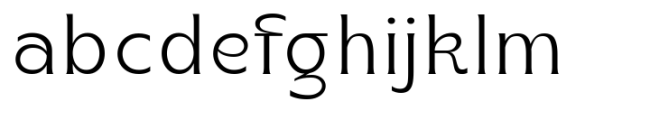 Korde Ultra Light Condensed Font LOWERCASE