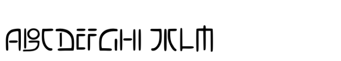 KoreanJeju Regular Font UPPERCASE