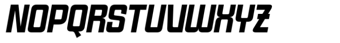 Korga Italic Font UPPERCASE